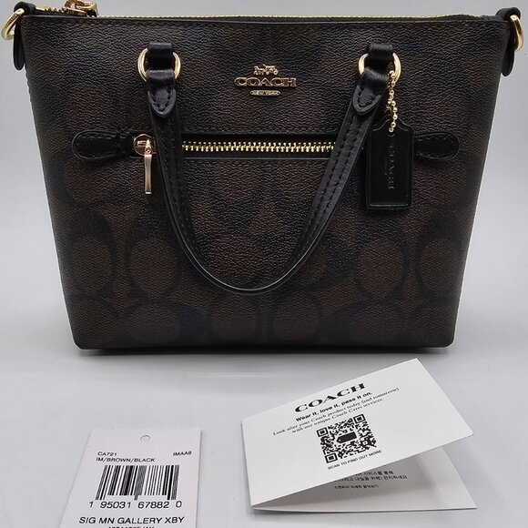 NWT Coach Mini Purse with Shoulder Strap - Picture 9 of 11